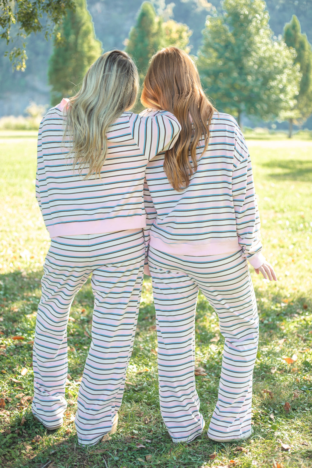 Petal Stripe Pullover
