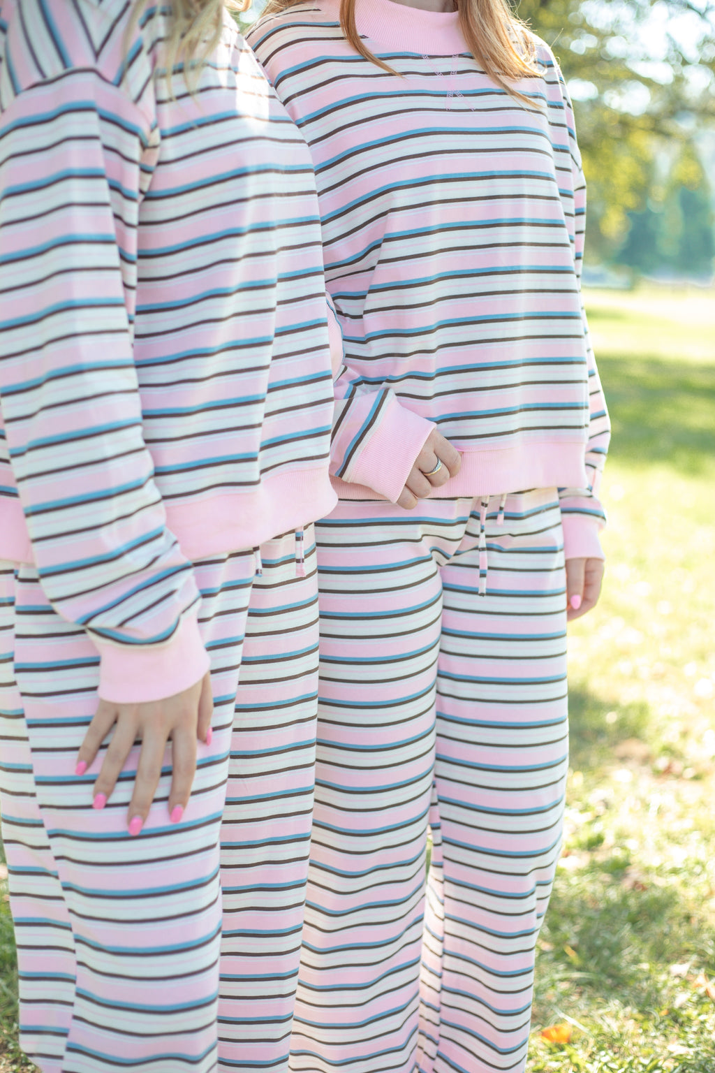 Petal Stripe Pullover
