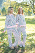 Petal Stripe Pullover