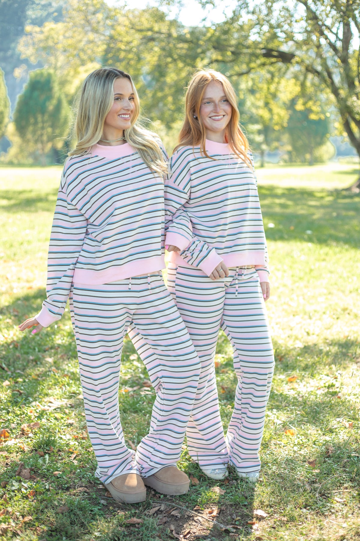 Petal Stripe Pullover