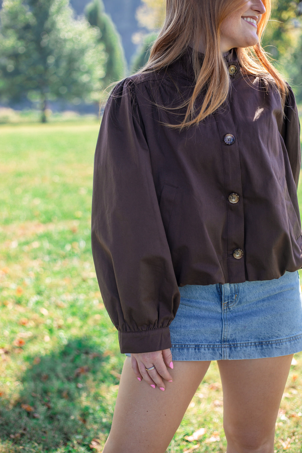 Espresso Trench Jacket