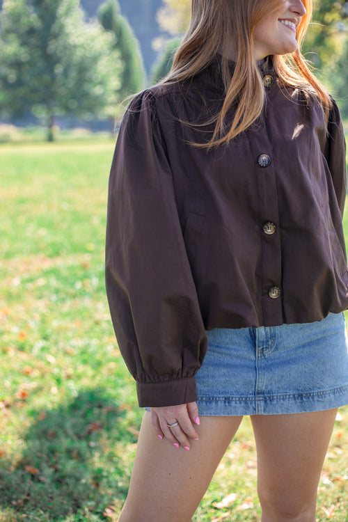 Espresso Trench Jacket