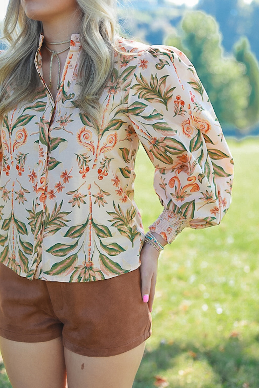 Toffee Suede Shorts
