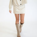 Spiced Suede Skort
