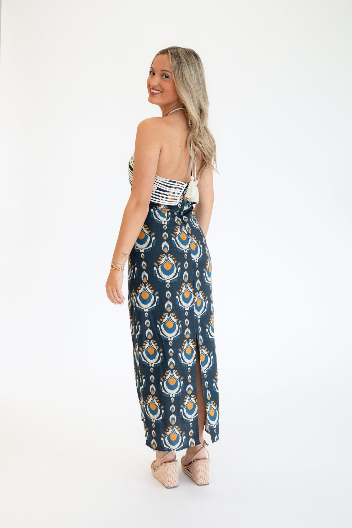 Saturdays in Navy Maxi