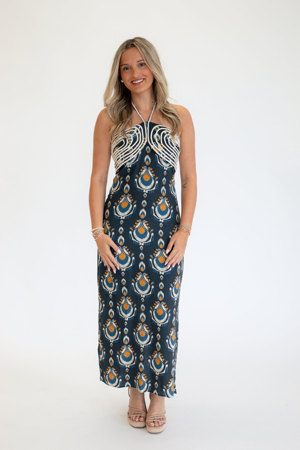 Saturdays in Navy Maxi